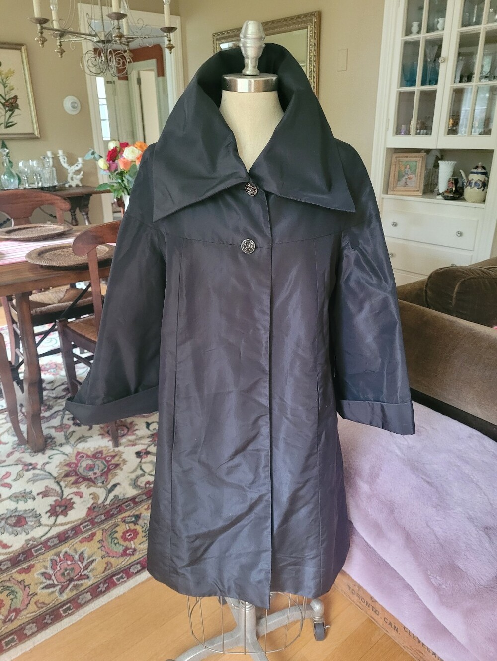 Teri Jon Silk Evening Jacket Coat